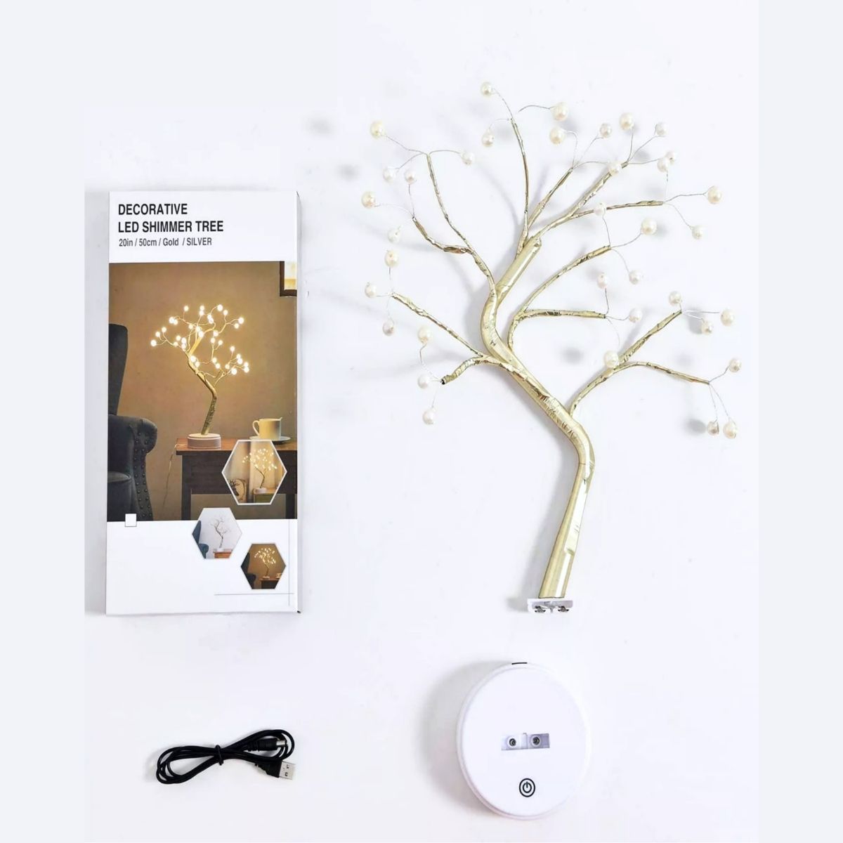 Lampara Led Bonsái Perlas