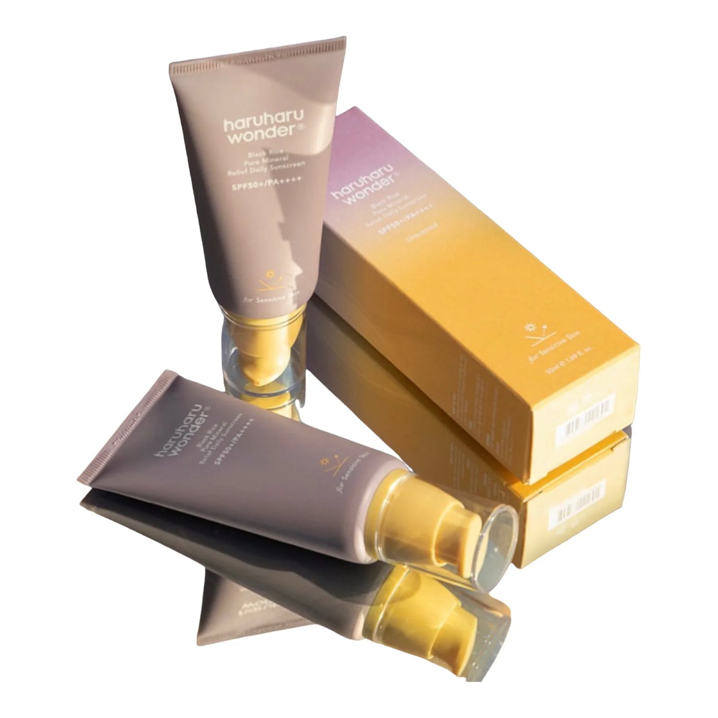 HARUHARU WONDER - BLACK RICE PURE MINERAL RELIEF DAILY SUNSCREEN SPF50+ PA++++