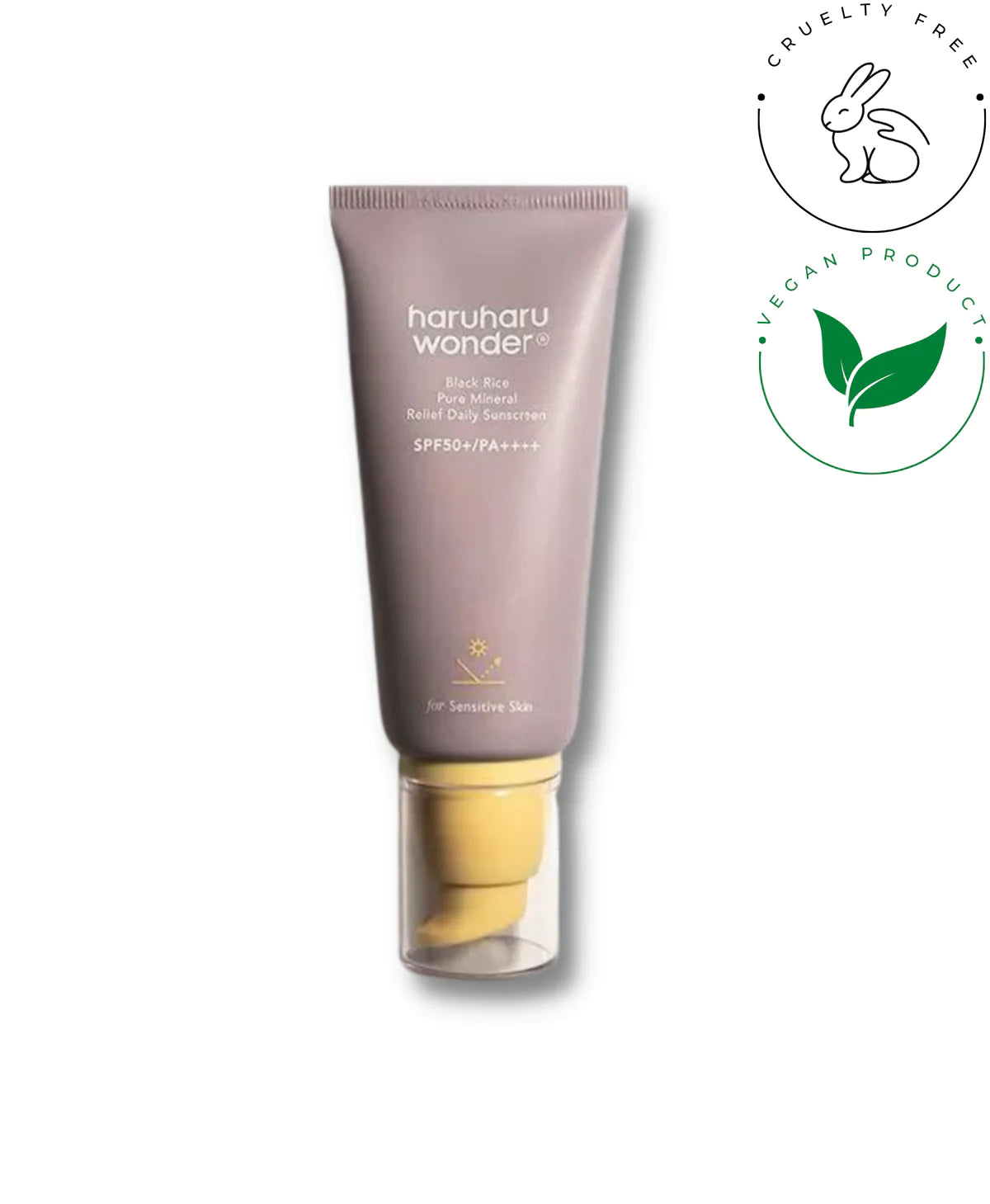 HARUHARU WONDER - BLACK RICE PURE MINERAL RELIEF DAILY SUNSCREEN SPF50+ PA++++