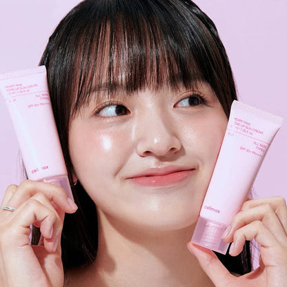 CELIMAX Pink Heart Tone-Up Sunscreen SPF50+ PA++++ – 50 ml