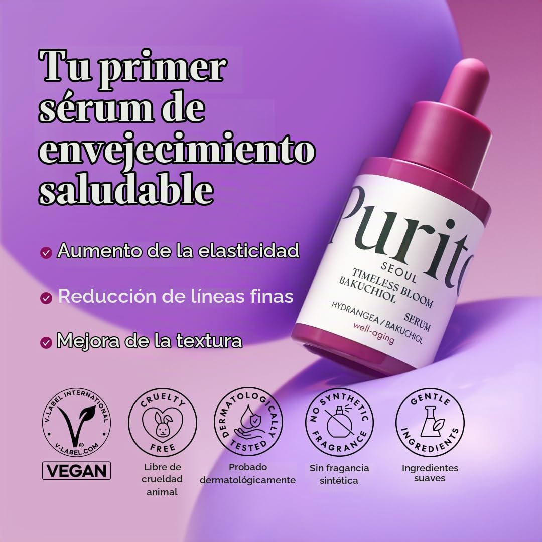 Purito Timeless Bloom Bakuchiol Serum 30ml