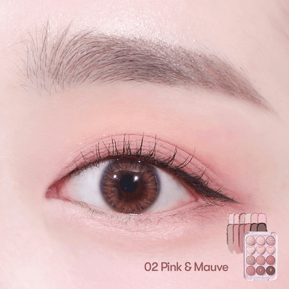 colorgram Pin Point Eyeshadow Palette| #02 Pink x Mauve is Love
