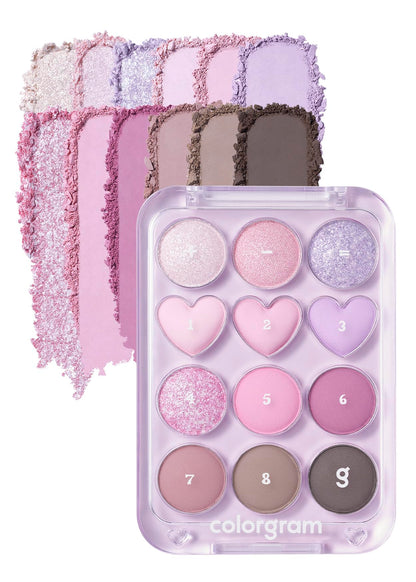 colorgram Pin Point Eyeshadow Palette| #03 Pink x Lavender is Love