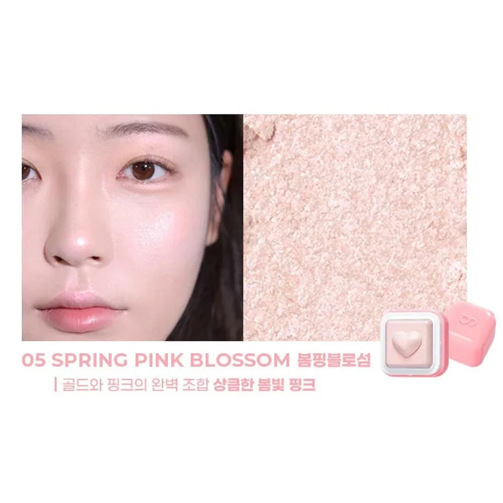 Colorgram Milk Bling Heartlighter 05 Spring pink blossom