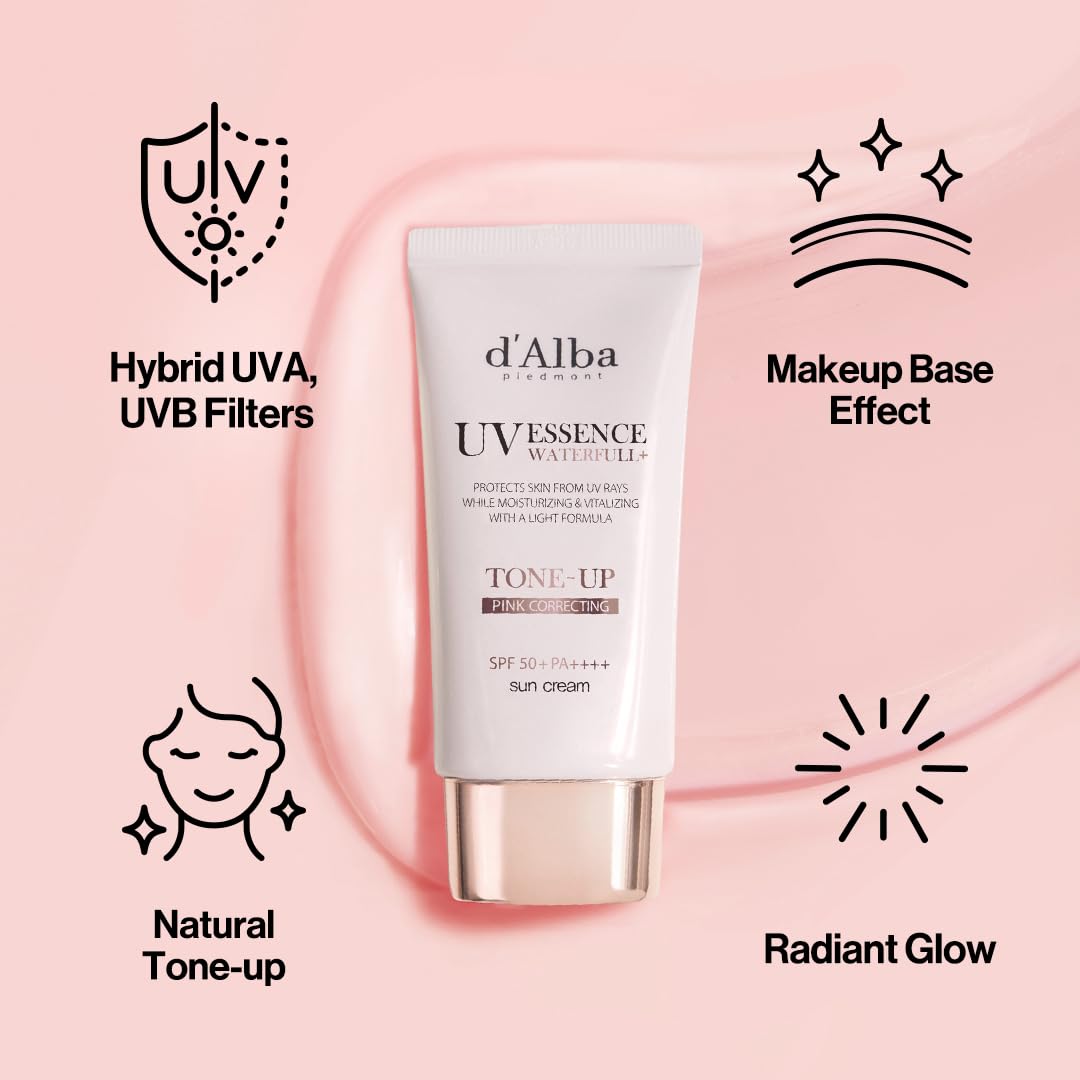 D'ALBA Waterfull Tone-Up Cream SPF 50+ PA++++ 50ml