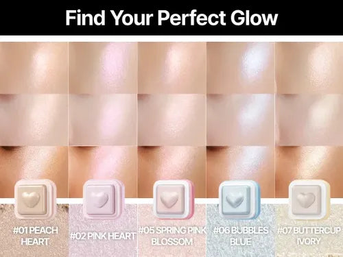 Colorgram Milk Bling Heartlighter 07 Buttercup ivory