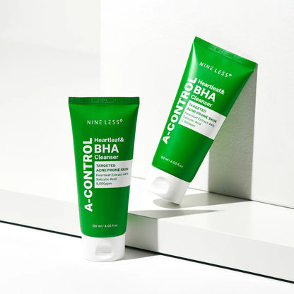 NINE LESS A-Control Heartleaf & BHA Cleanser 120ml