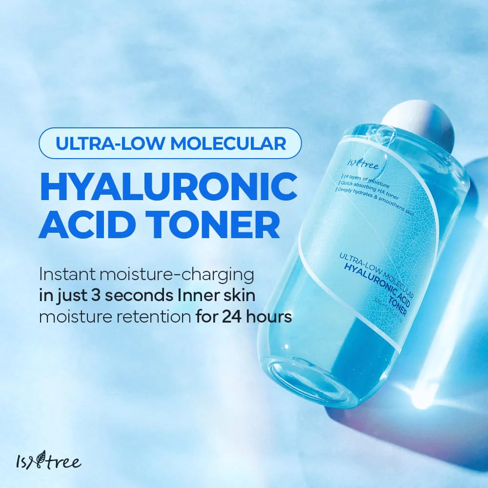 Isntree Ultra-low Molecular Hyaluronic Acid Toner 300ml
