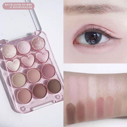 colorgram Pin Point Eyeshadow Palette| #02 Pink x Mauve is Love