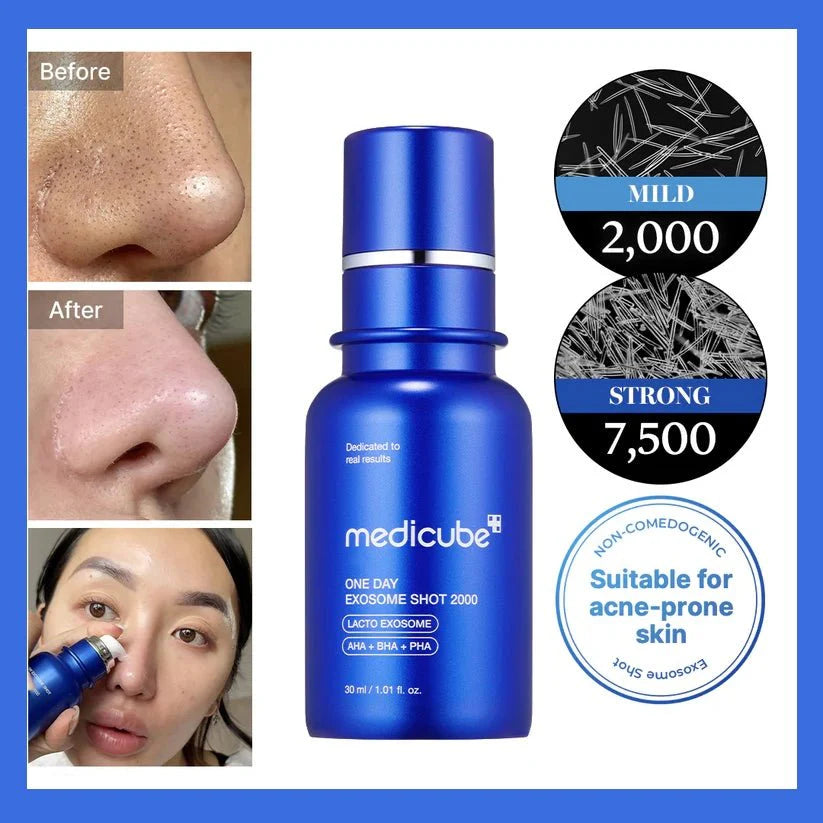 Medicube One Day Exosome Shot Pore Ampoule 2000 30ml