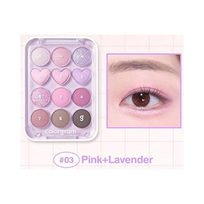 colorgram Pin Point Eyeshadow Palette| #03 Pink x Lavender is Love