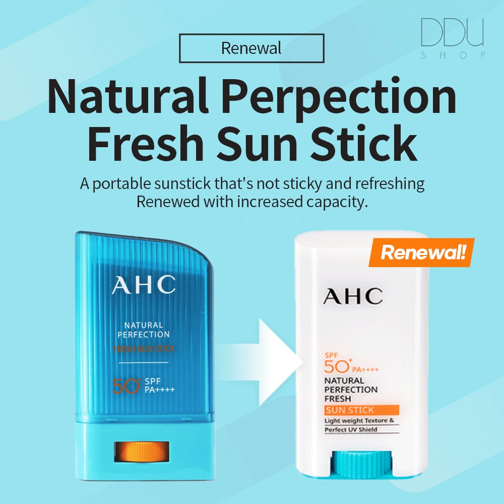 A.H.C - Natural Perfection Fresh Sun Stick SPF50+ PA++++| Protector Solar en Barra